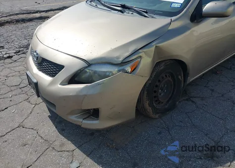 2009 Toyota Corolla Le z USA, uszkodzony, nr VIN 1NXBU40E69Z032971